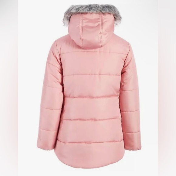 S. Rothschild & Co. Quilted Puffer Jacket
W/Scarf Big Girls XL/16 color:Rose NWT - Picture 2 of 4